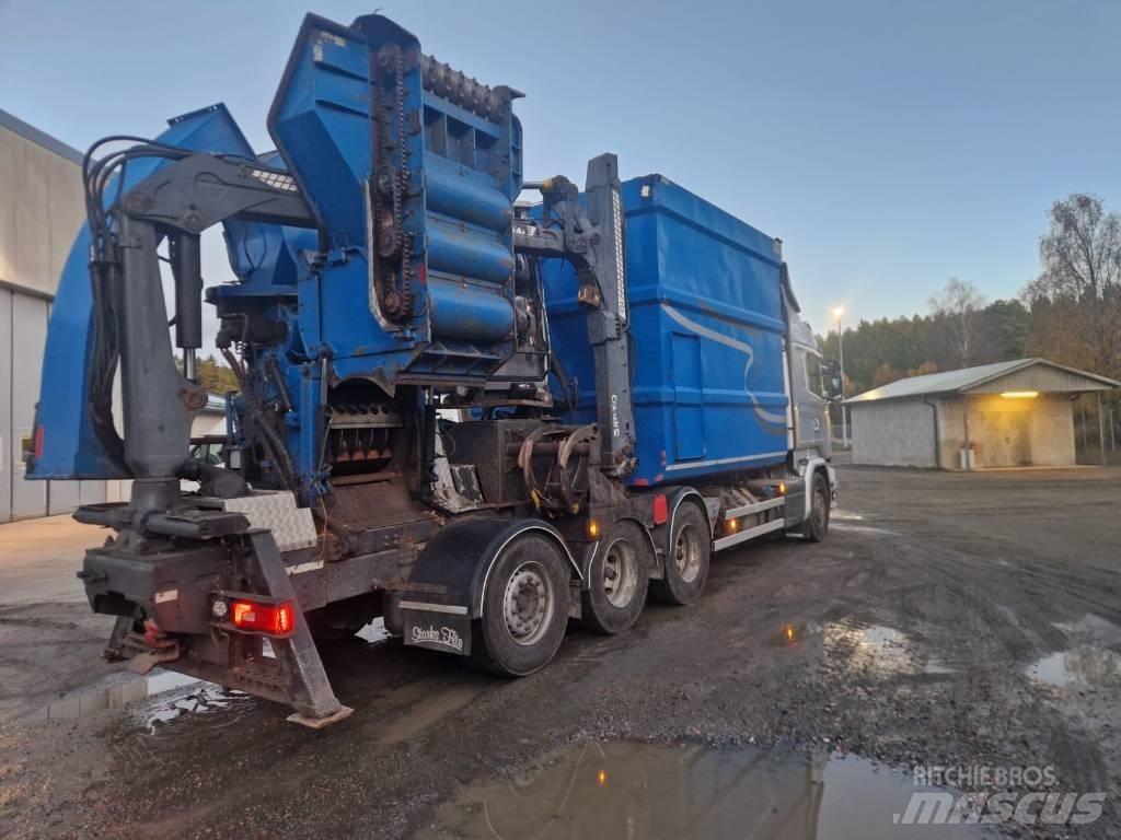 Scania R 580 LB Koksnes šķeldotāji