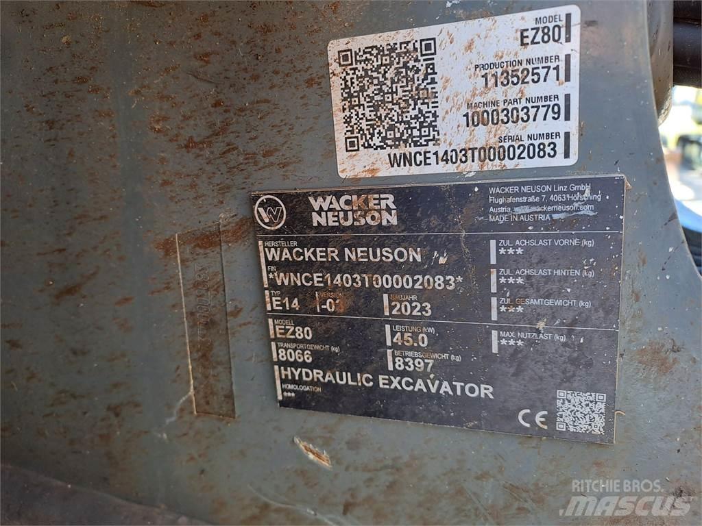 Wacker Neuson EZ80 Kāpurķēžu ekskavatori
