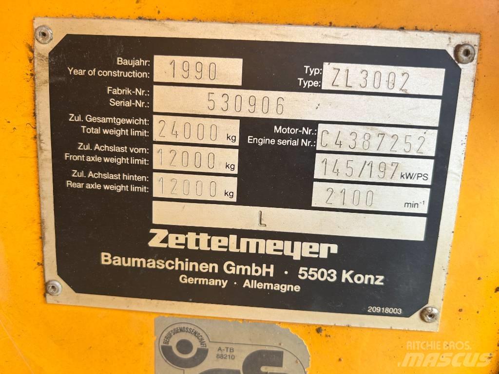 Zettelmeyer ZL 3002 Iekrāvēji uz riteņiem