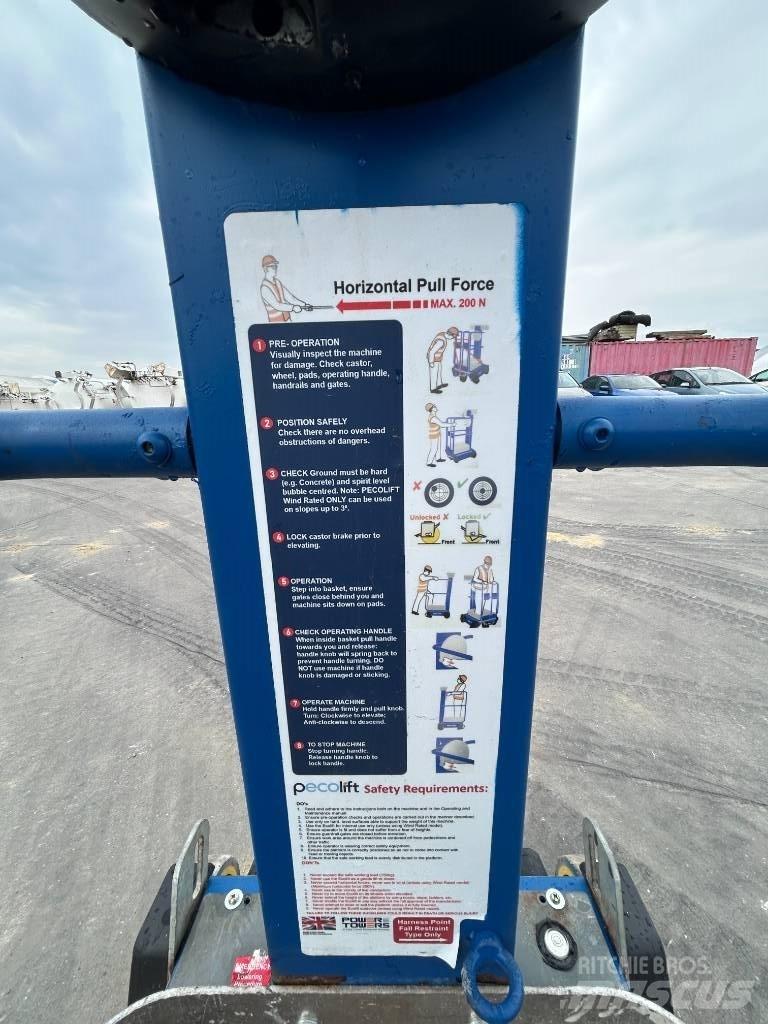  PECOLIFT Pecolift Vertikālā masta personāla pacēlāji