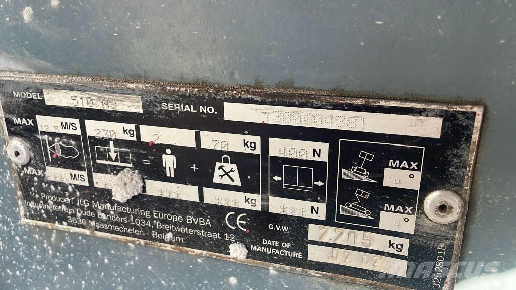 JLG 510 AJ Strēles pacēlāji