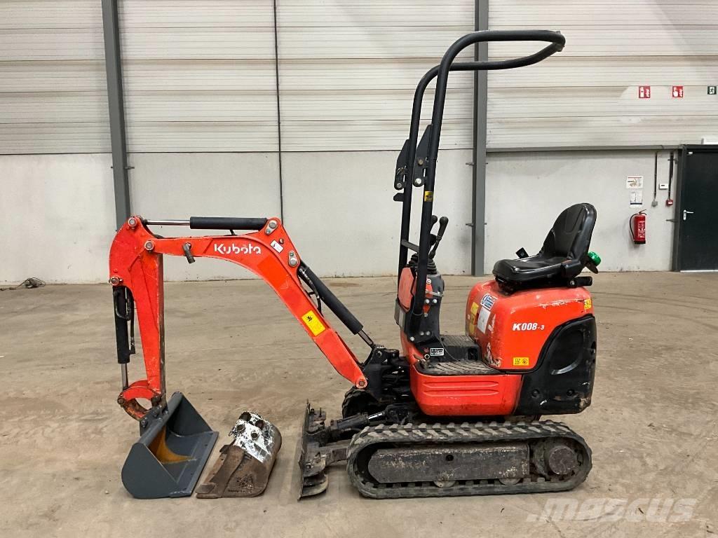 Kubota K 008-3 Mini ekskavatori < 7 t