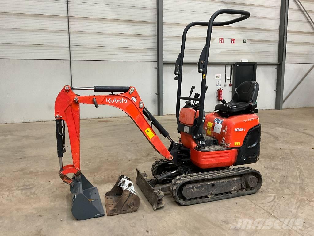 Kubota K 008-3 Mini ekskavatori < 7 t