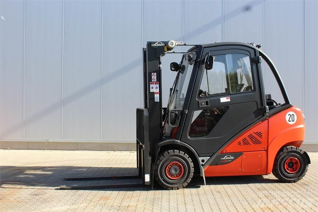 Linde H25D Tehnika ar dīzeļa dzinēju