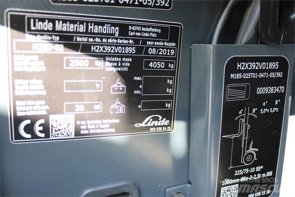 Linde H25D Tehnika ar dīzeļa dzinēju