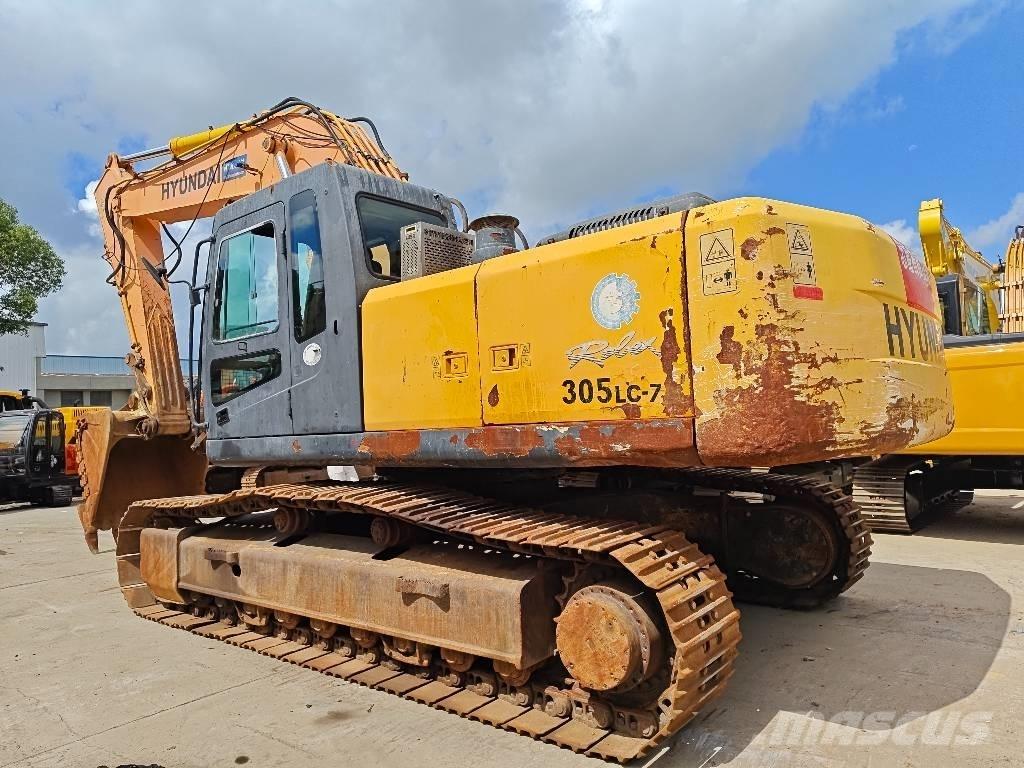Hyundai R305LC-7 Kāpurķēžu ekskavatori