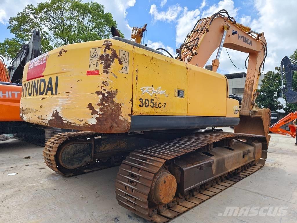 Hyundai R305LC-7 Kāpurķēžu ekskavatori