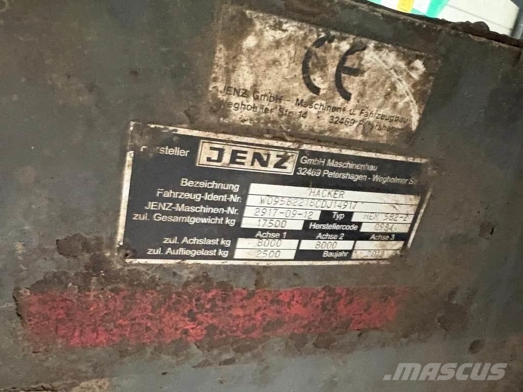 JENZ HEM 582Z Koksnes šķeldotāji