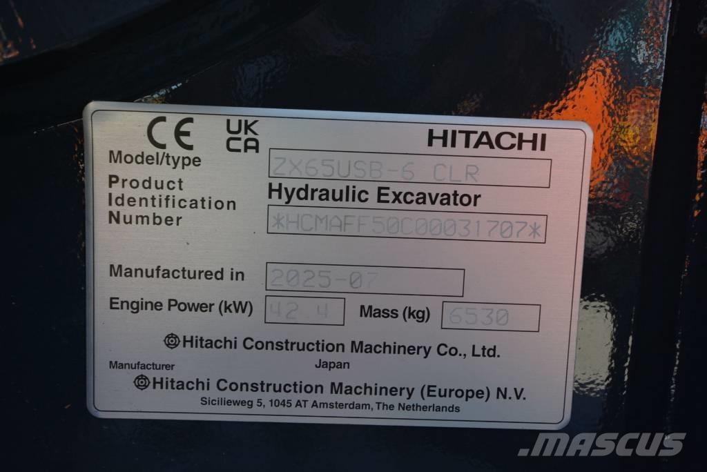 Hitachi ZX 65 USB-6 Mini ekskavatori < 7 t