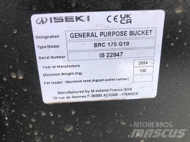 Iseki MX 1.75 BUCKET Komunālā tehnika- Citi