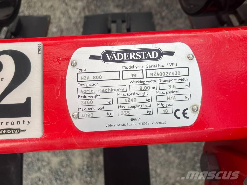 Väderstad NZA800 Ecēšas