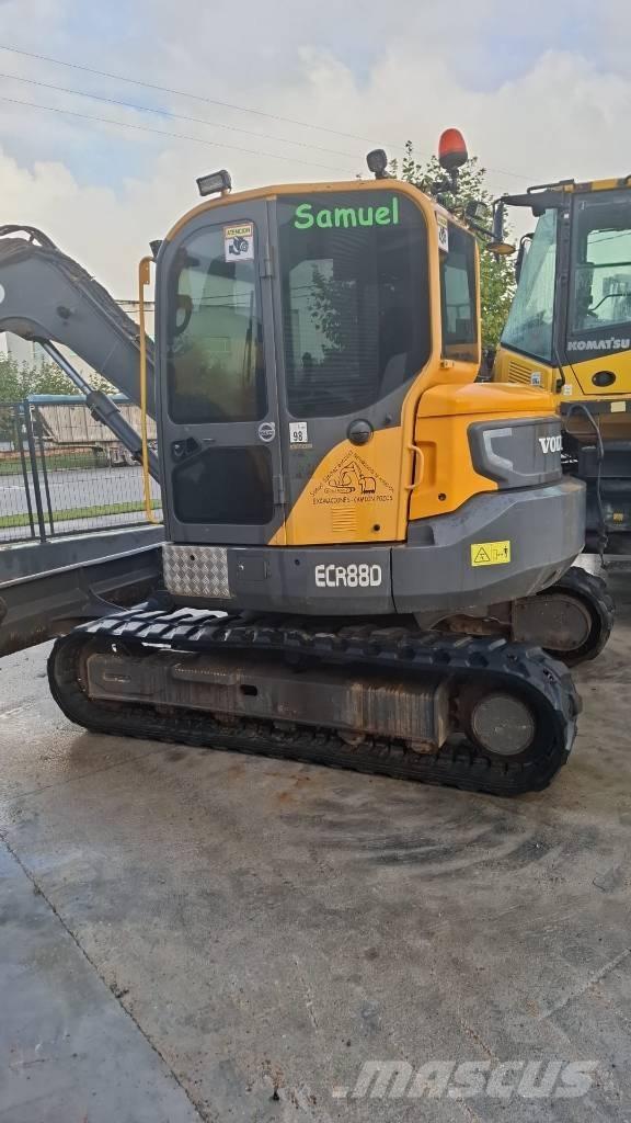 Volvo ECR88D Vidēja lieluma ekskavatori 7 t - 12 t