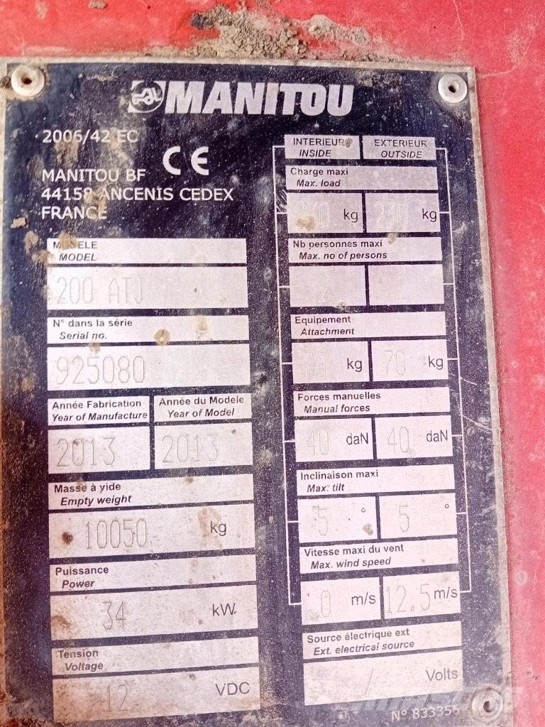 Manitou 200 ATJ Strēles pacēlāji