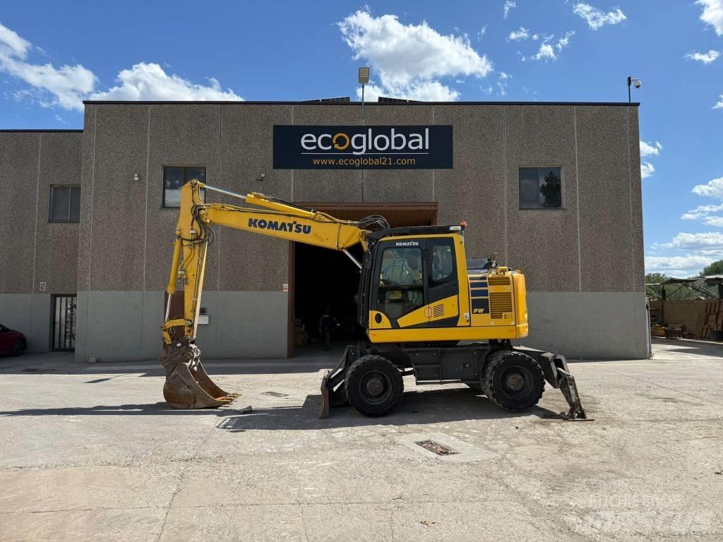 Komatsu PW 148-11 Ekskavatori uz riteņiem