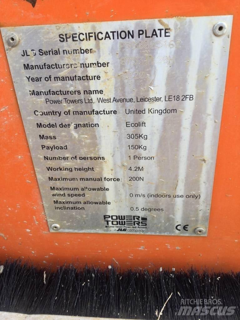 JLG Ecolift 50 Vertikālie pacēlāji