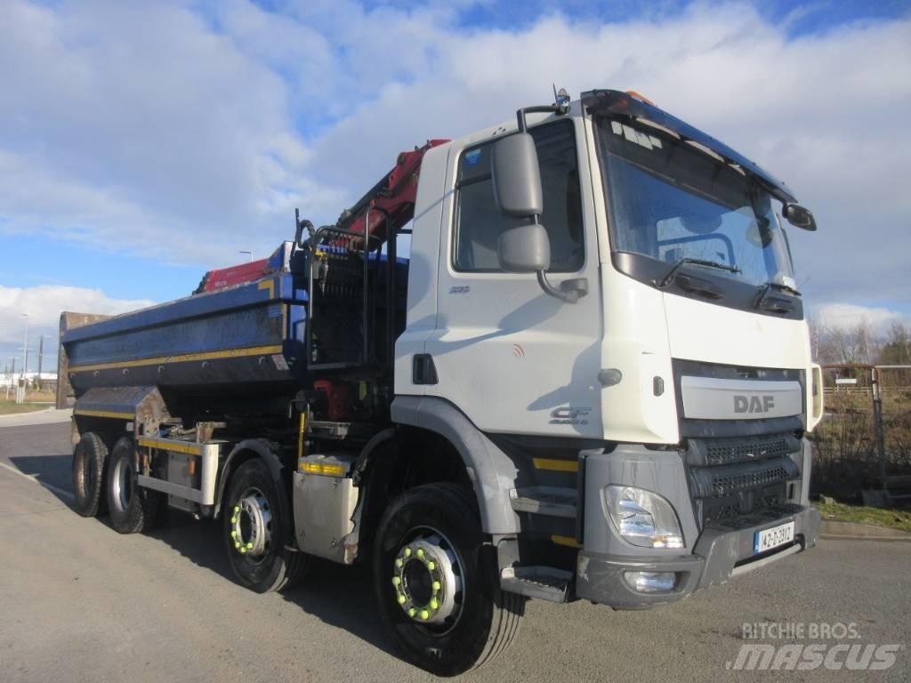 DAF CF370 Smagās mašīnas ar celtni