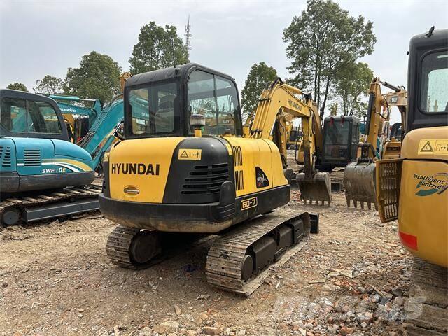 Hyundai R60-7 Kāpurķēžu ekskavatori