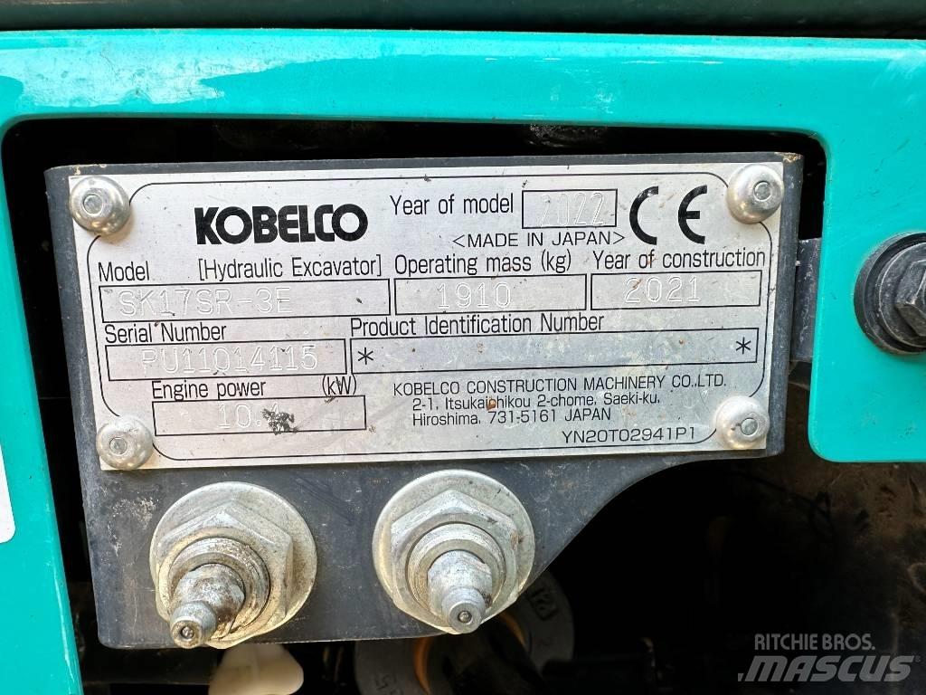 Kobelco SK17SR-3E Mini ekskavatori < 7 t