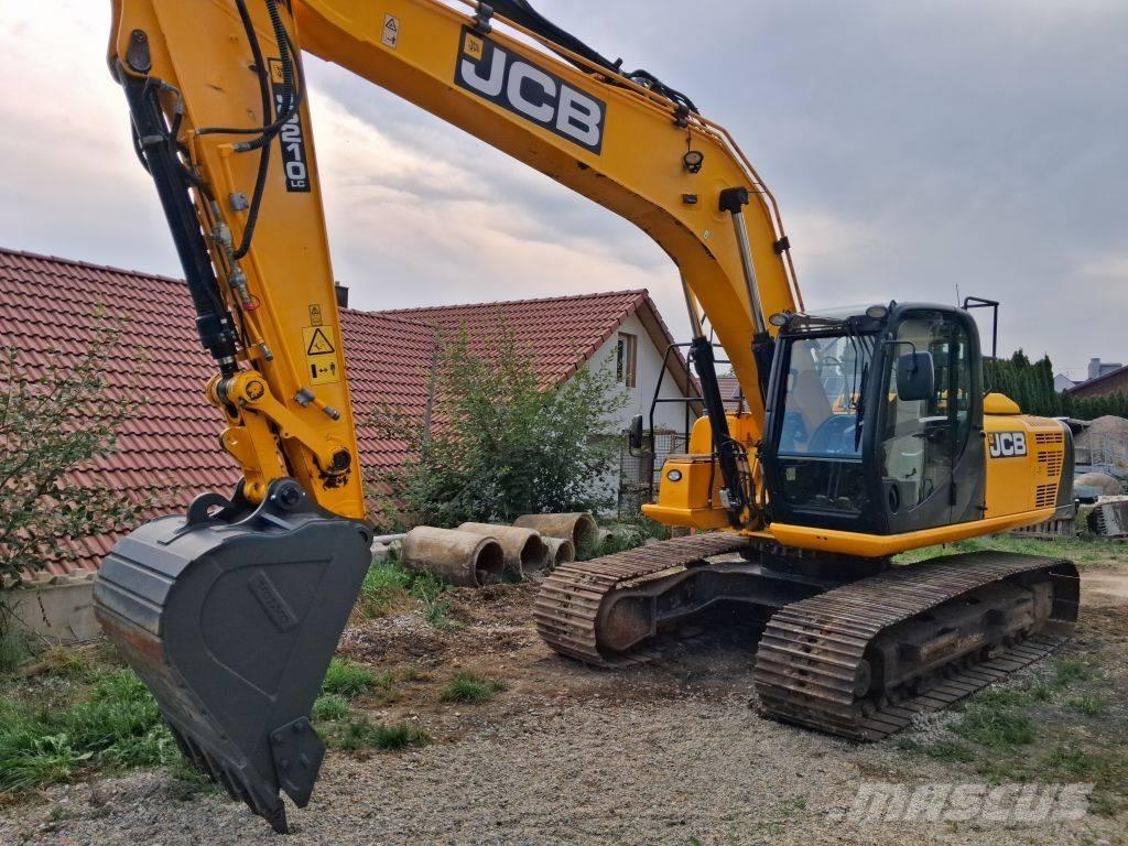 JCB JS210LC T4F Kāpurķēžu ekskavatori