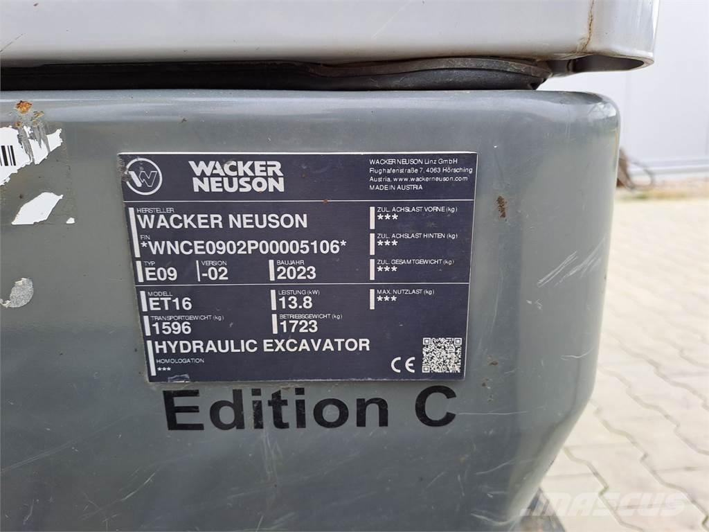Wacker Neuson ET16 Kāpurķēžu ekskavatori