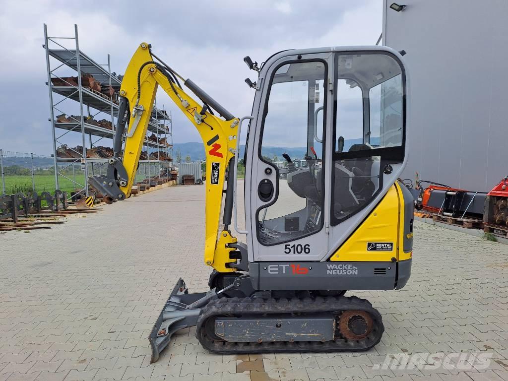 Wacker Neuson ET16 Kāpurķēžu ekskavatori