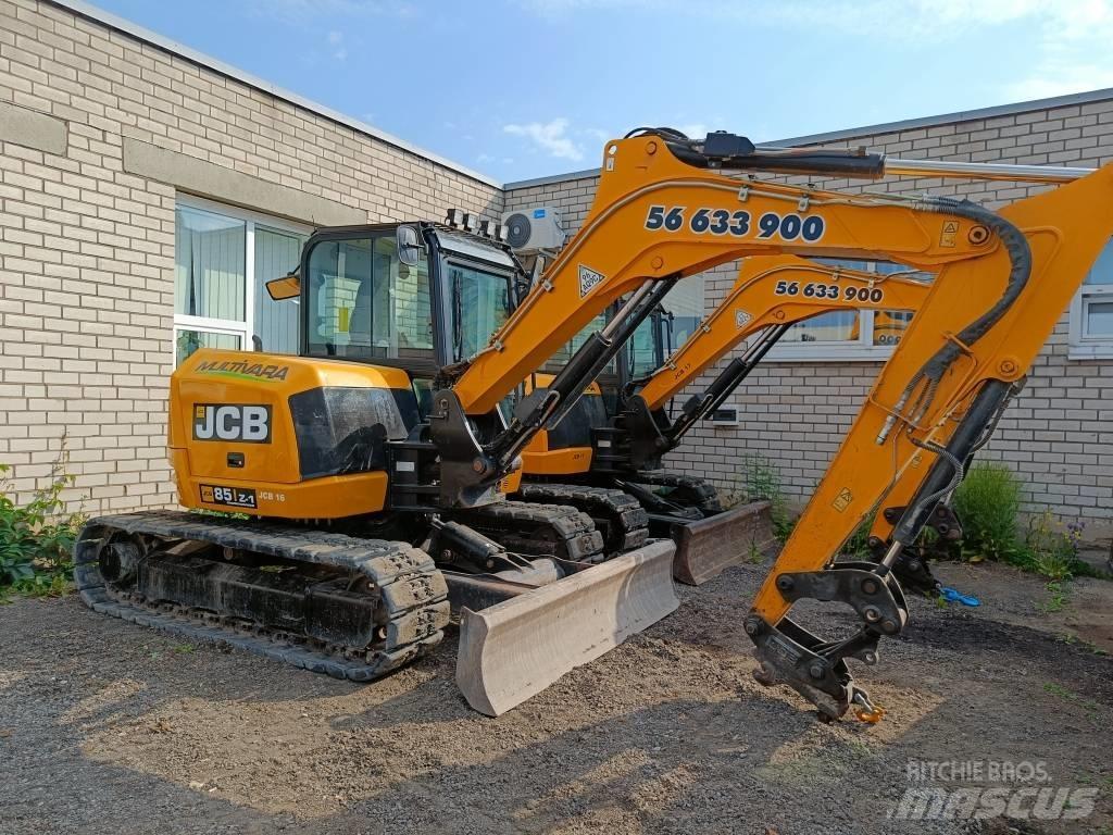 JCB 85Z-1 ECO Vidēja lieluma ekskavatori 7 t - 12 t