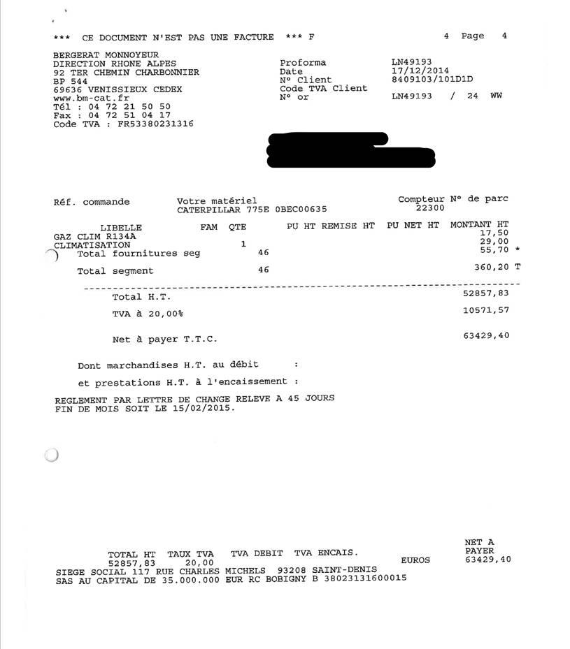 CAT 775 E Karjeras kravas automašīnas