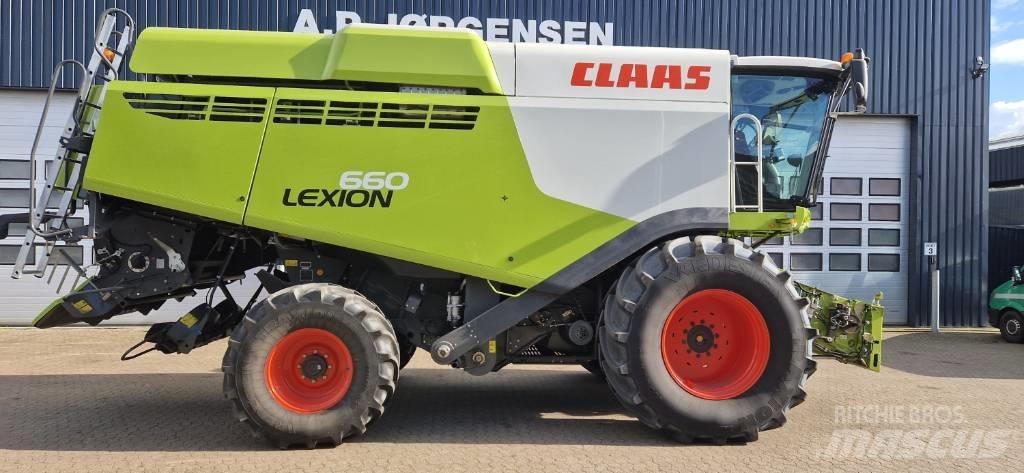 CLAAS Lexion 660 Ražas novākšanas kombaini