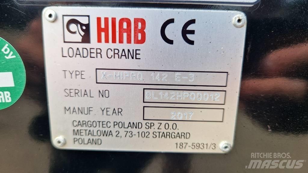 Hiab X-Hipro 142 E-3 Iekrāvēju krāni