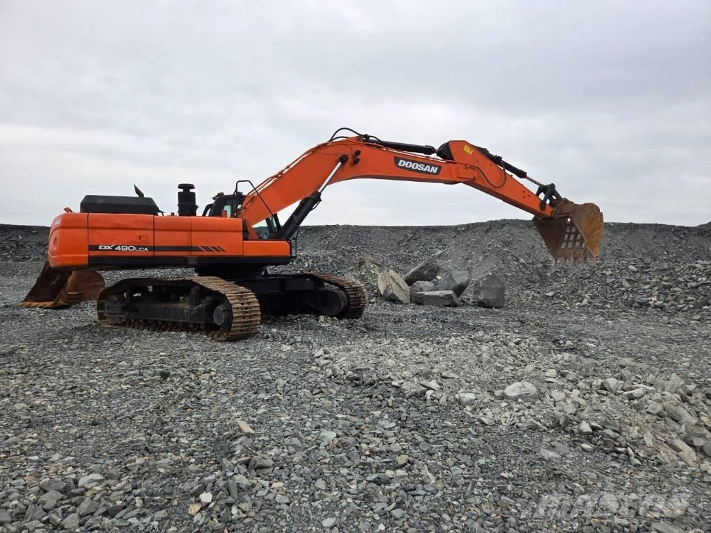 Doosan DX 480 LCA Kāpurķēžu ekskavatori