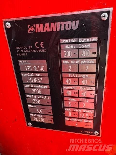 Manitou 120 AET JC Strēles pacēlāji