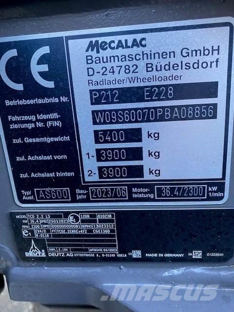 Mecalac AS600 Lauksaimniecība- Citi