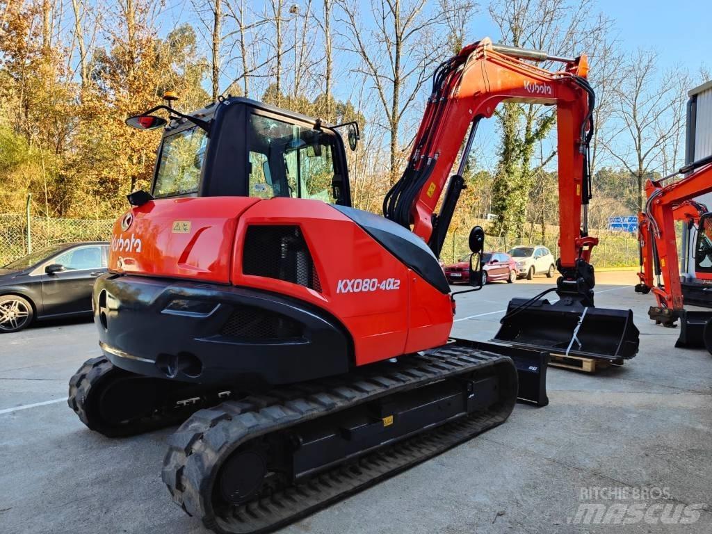 Kubota KX080-4a2 Vidēja lieluma ekskavatori 7 t - 12 t