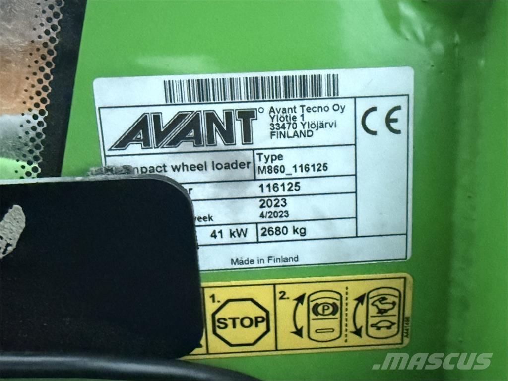 Avant 860i GT Mini iekrāvēji