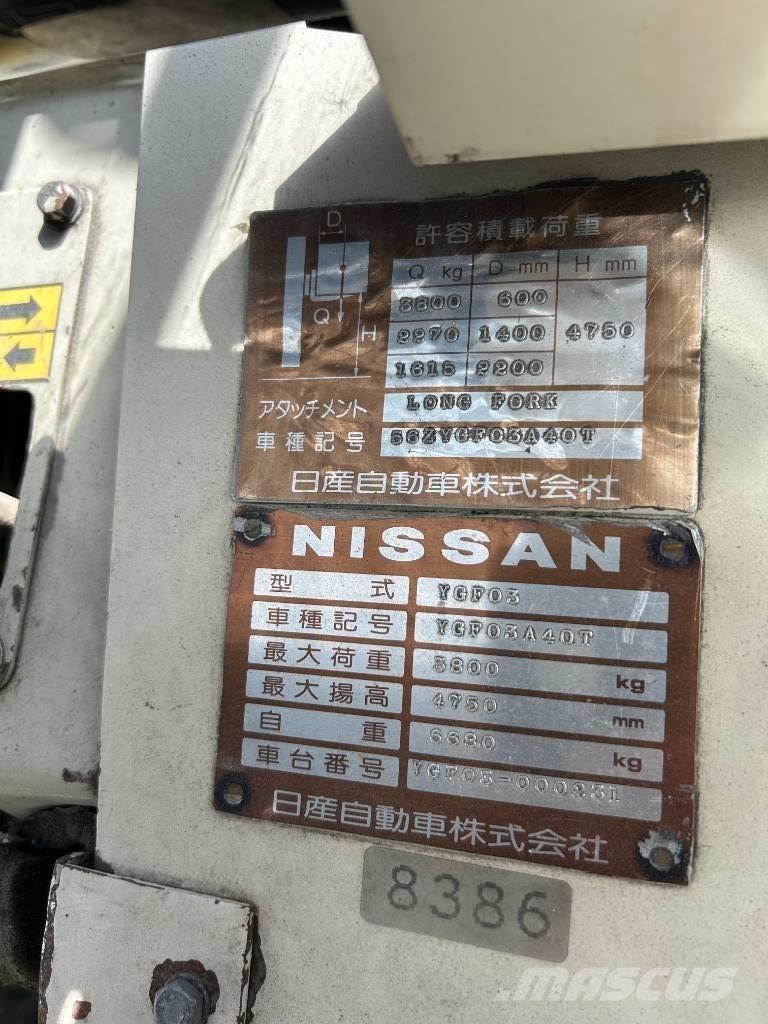 Nissan YGF03 Tehnika ar dīzeļa dzinēju