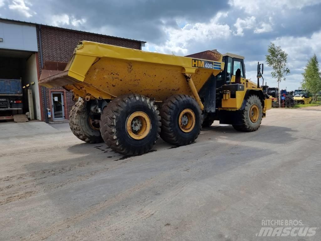 Komatsu HM 400 6x6 Artikulētie pašizgāzēji