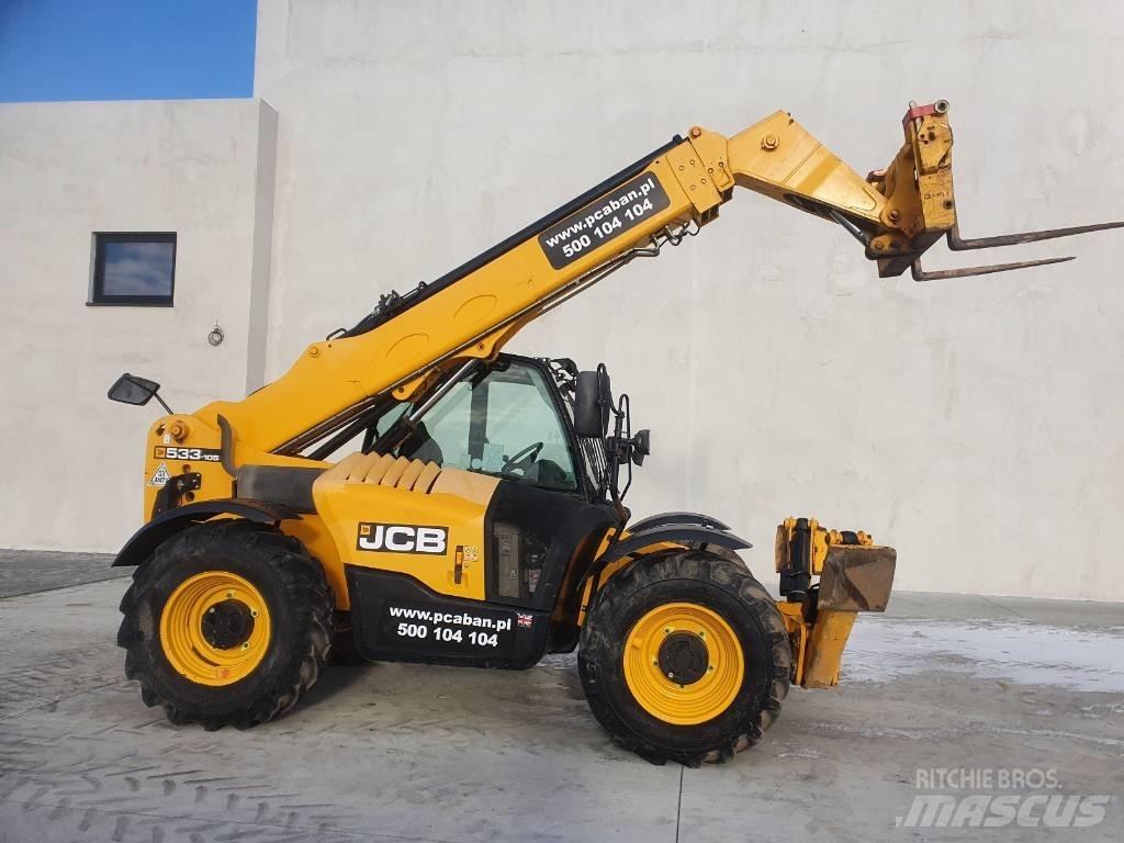 JCB 533-105 M348 Teleskopiskie manipulatori