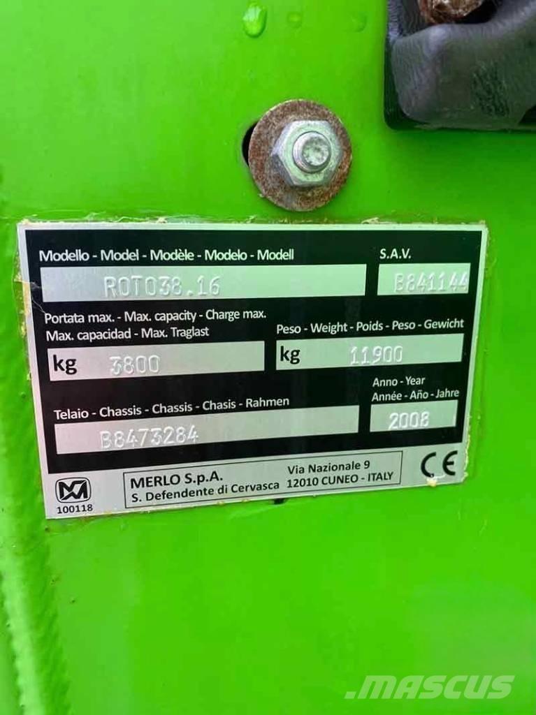 Merlo Roto 38.16 Teleskopiskie manipulatori