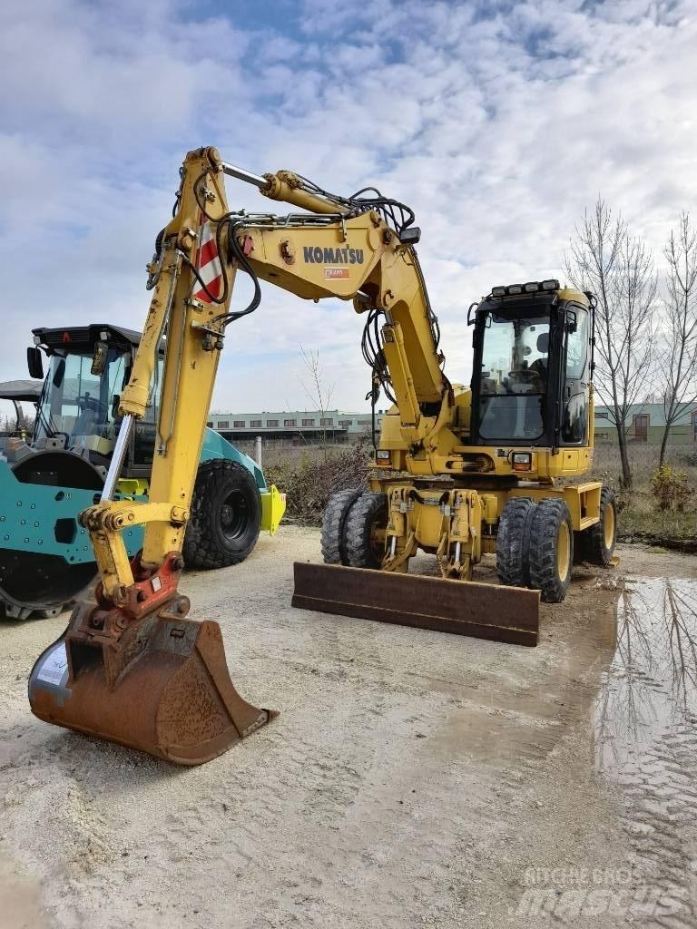 Komatsu PW118MR-8 Ekskavatori uz riteņiem