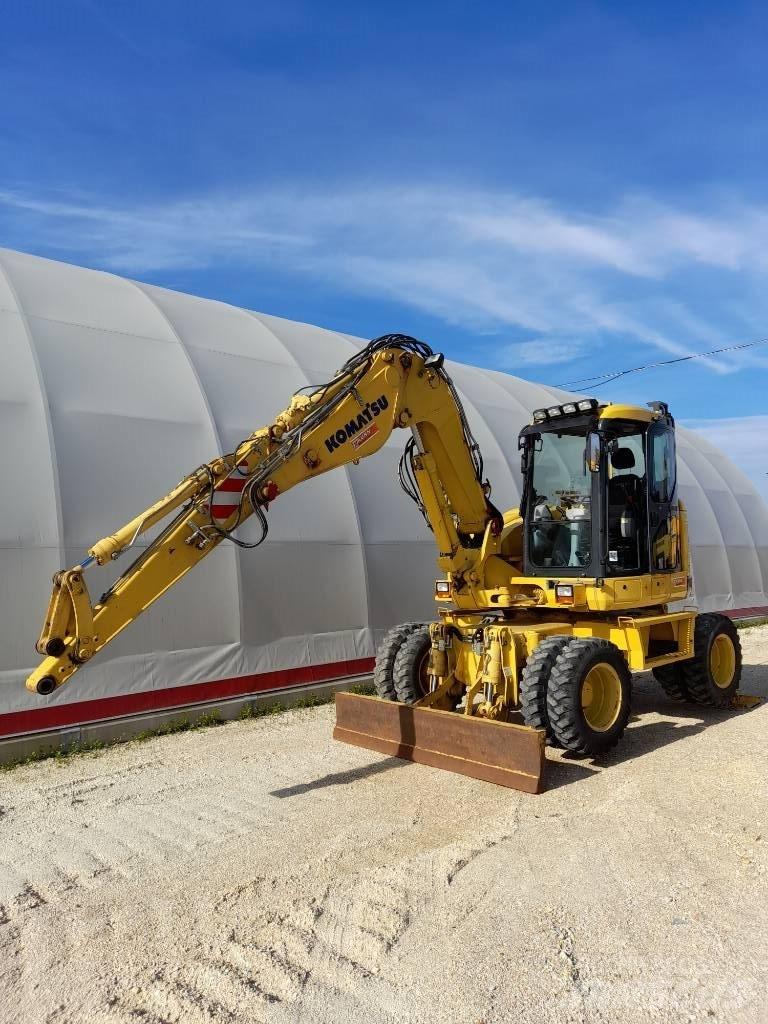 Komatsu PW118MR-8 Ekskavatori uz riteņiem