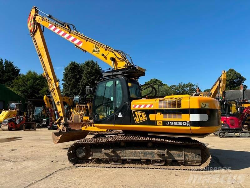 JCB JS 220 LR Kāpurķēžu ekskavatori