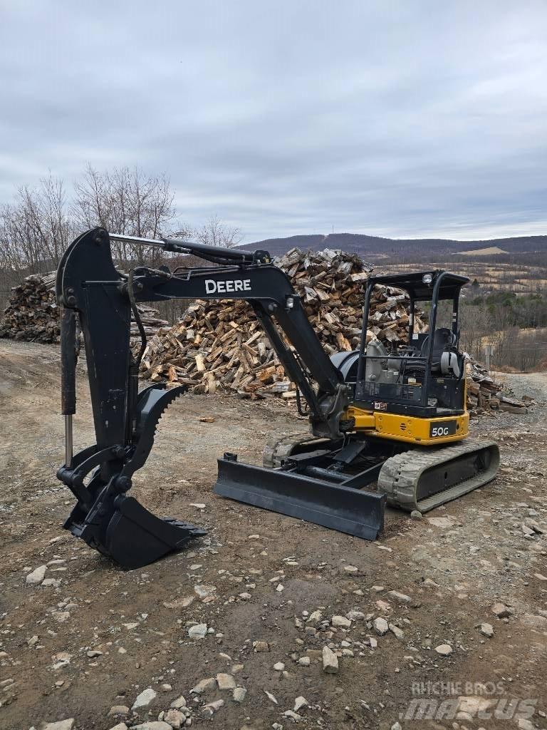 DEERE 50G Mini ekskavatori < 7 t
