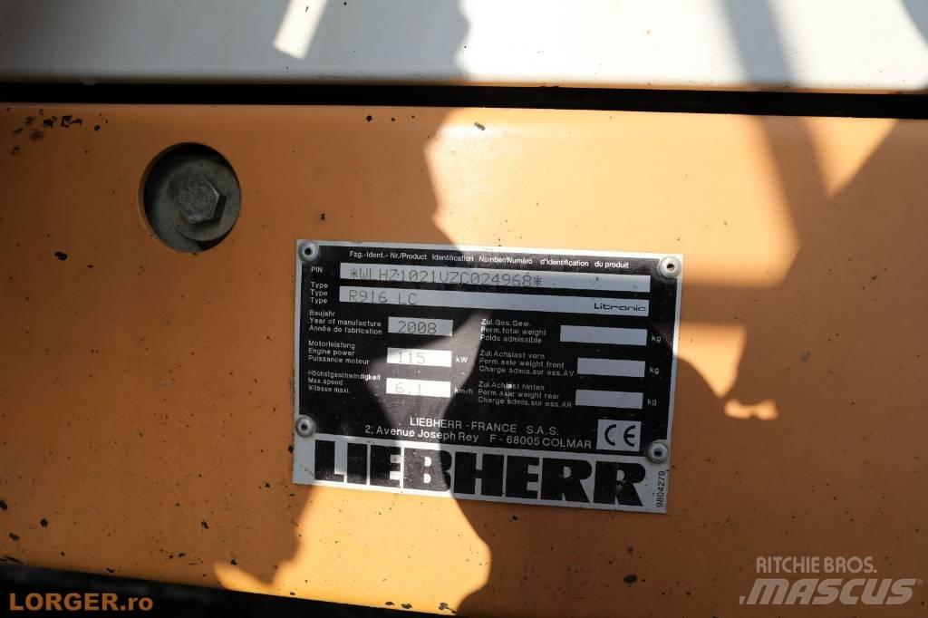 Liebherr R 916 LC Kāpurķēžu ekskavatori