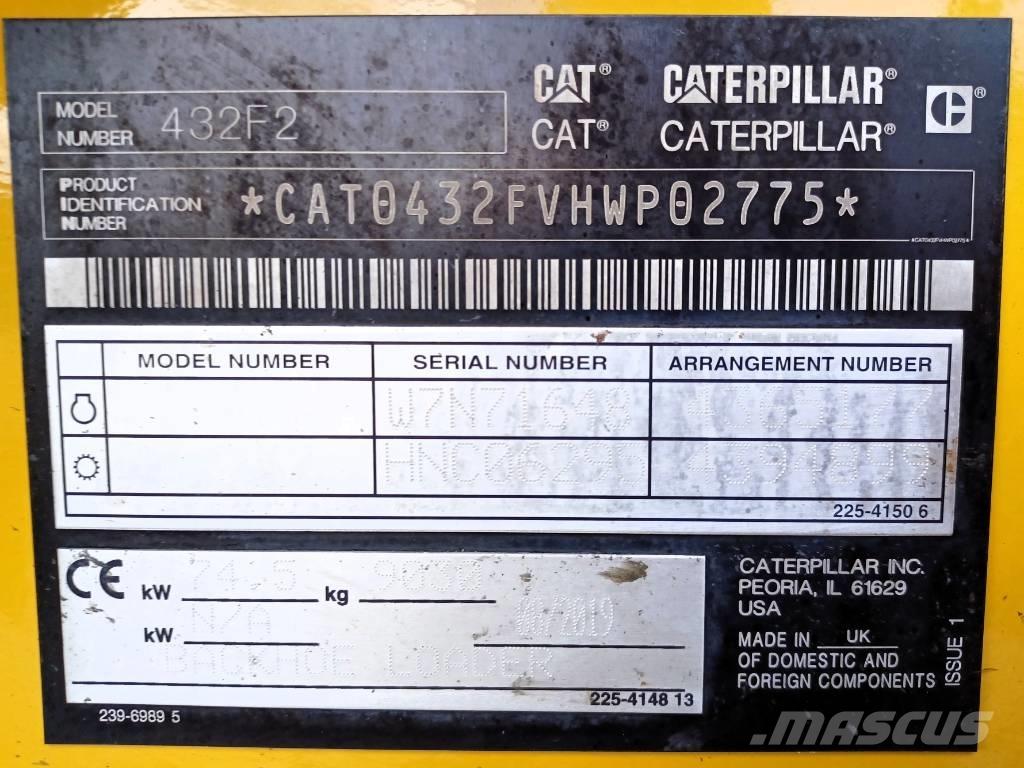 CAT 432 F Ekskavatori-iekrāvēji