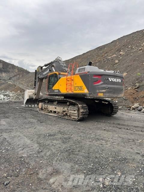 Volvo EC750EL Kāpurķēžu ekskavatori