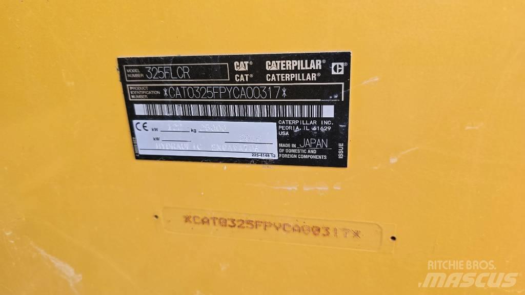 CAT 325 FL CR Kāpurķēžu ekskavatori