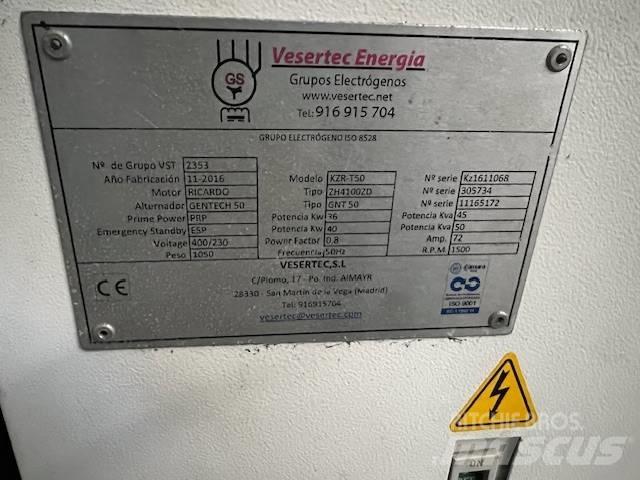  VESERTEC KZR-T50 Dīzeļģeneratori