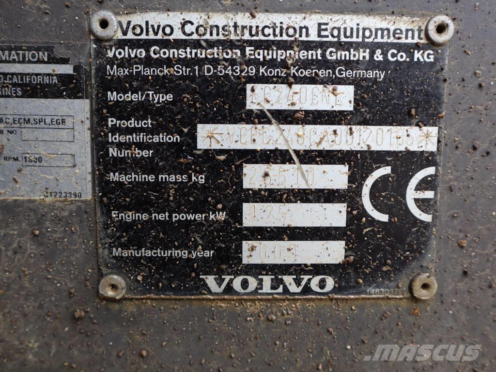 Volvo EC 240 C N L Kāpurķēžu ekskavatori