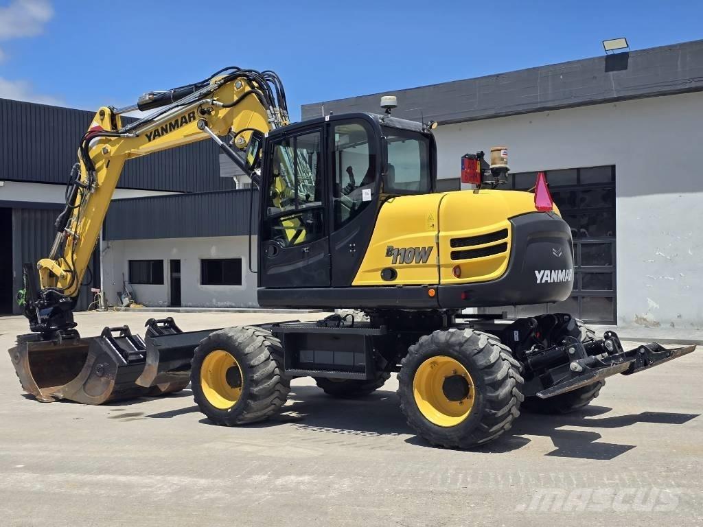 Yanmar B 110 W Ekskavatori uz riteņiem