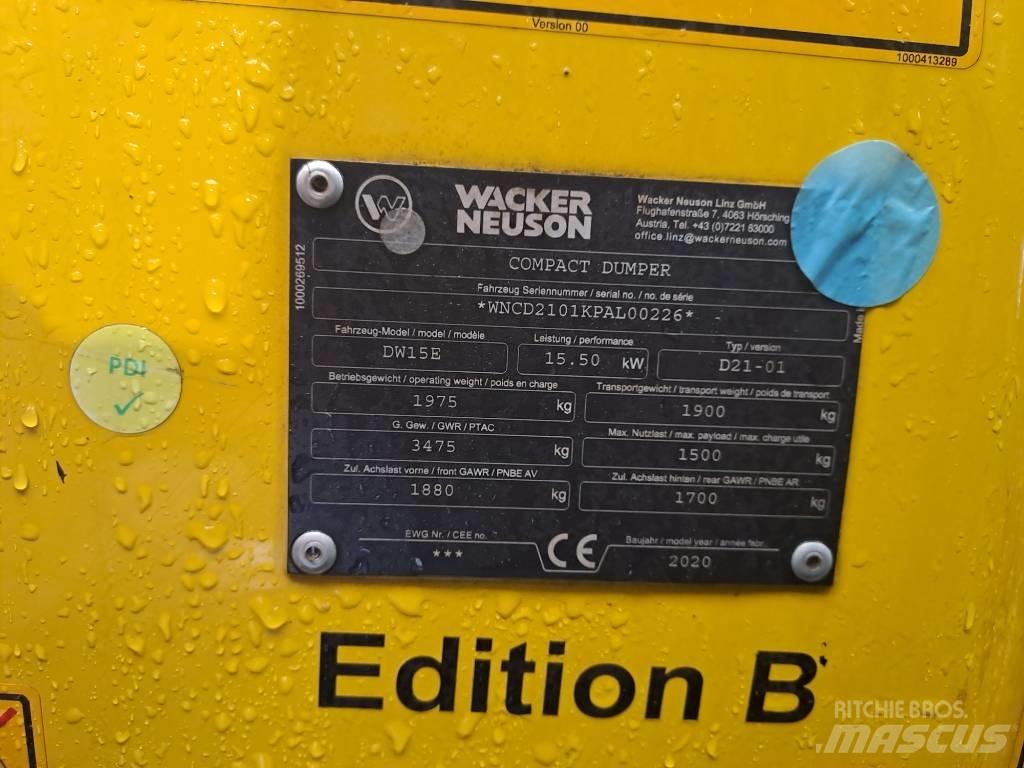 Wacker Neuson DW15e Mini pašizgāzēji